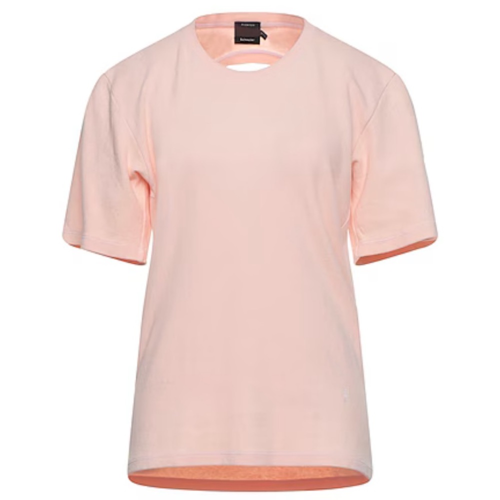 NEW PROENZA SCHOULER Pink basic cotton t shirt with cutout back detail